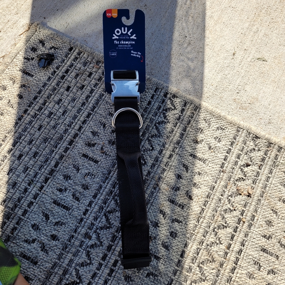 Youly black control handle collar for big dogs xxl/xxxl